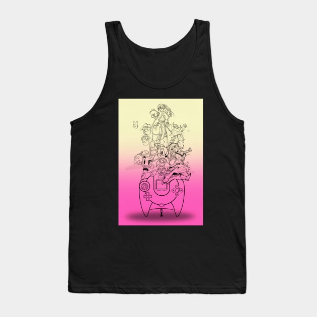 Dreamcast Gamer Tank Top by Rossi Jay Inc.